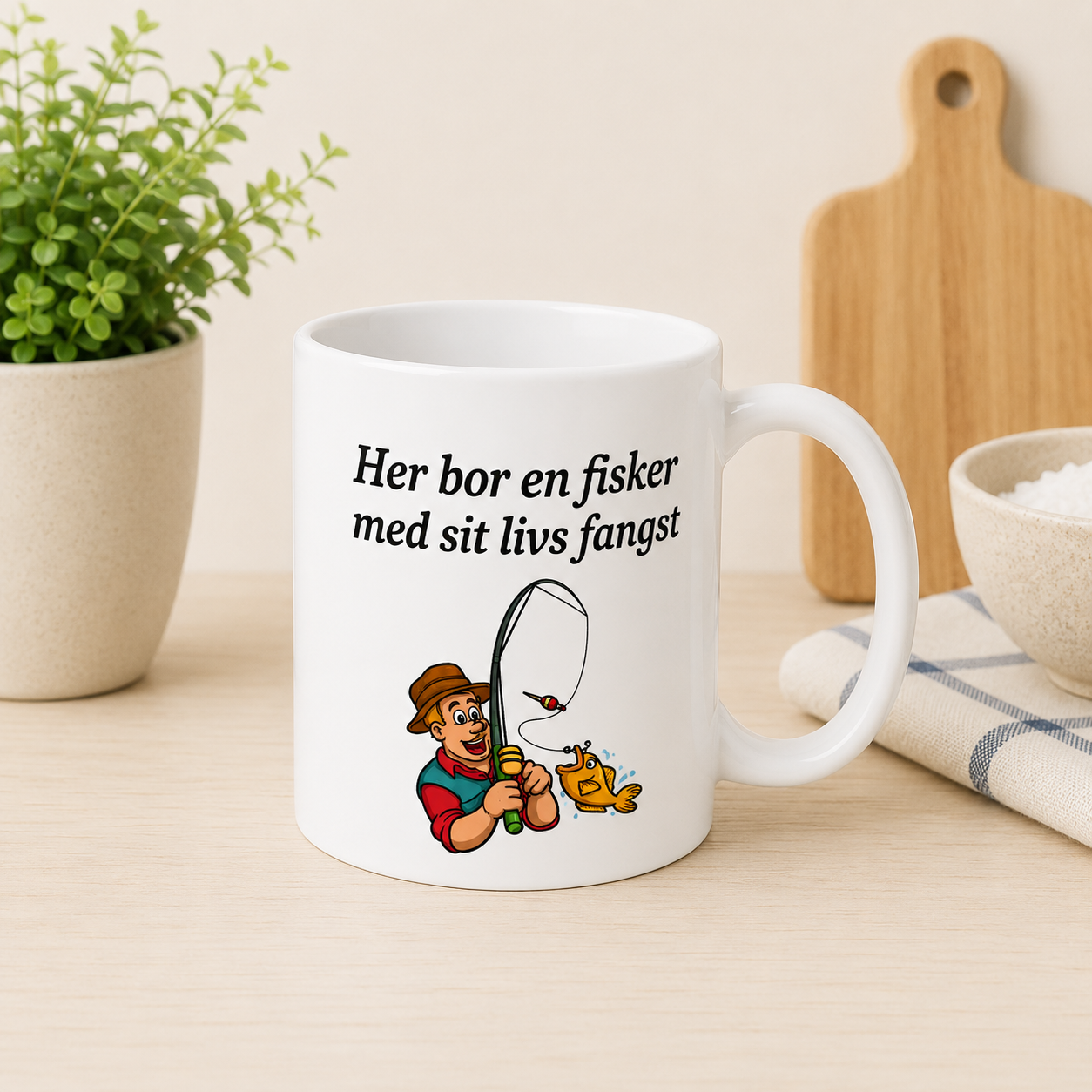GAVEHUSET|HER BOR EN...|FISKER