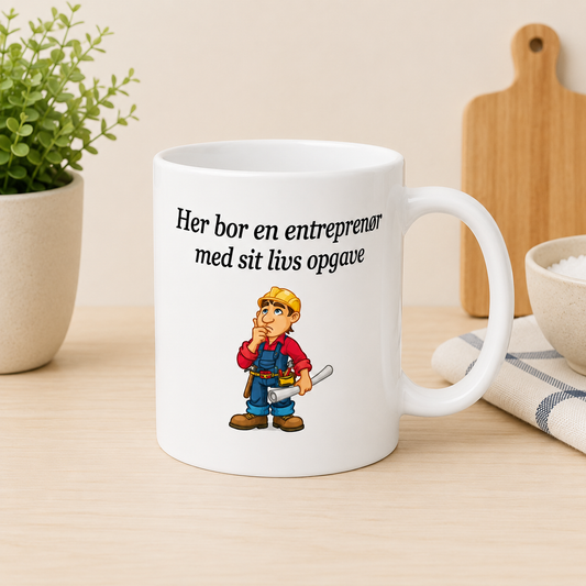 GAVEHUSET|HER BOR EN...|ENTREPRENØREN